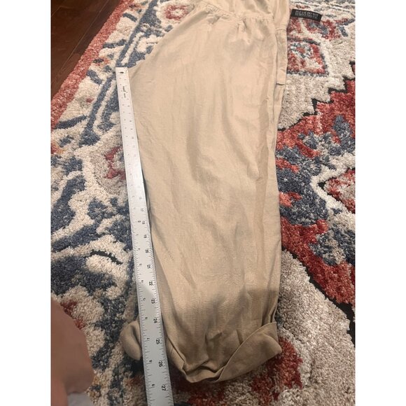 New York and Company  Nwt Sleeveless Collared Linene Jumpsuit With Waist Tie sz - Picture 11 of 11